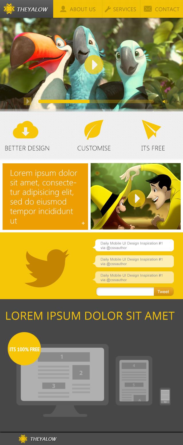 THEYALOW – Mobile Version
